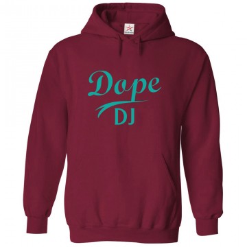 Dope DJ Classic Unisex Kids and Adults Pullover Hoodie for Music Lovers